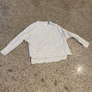 Xs Frank and Eileen light pink/ grey striped shirt